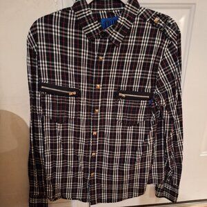 Tripp Plaid Stud Snap Shirt